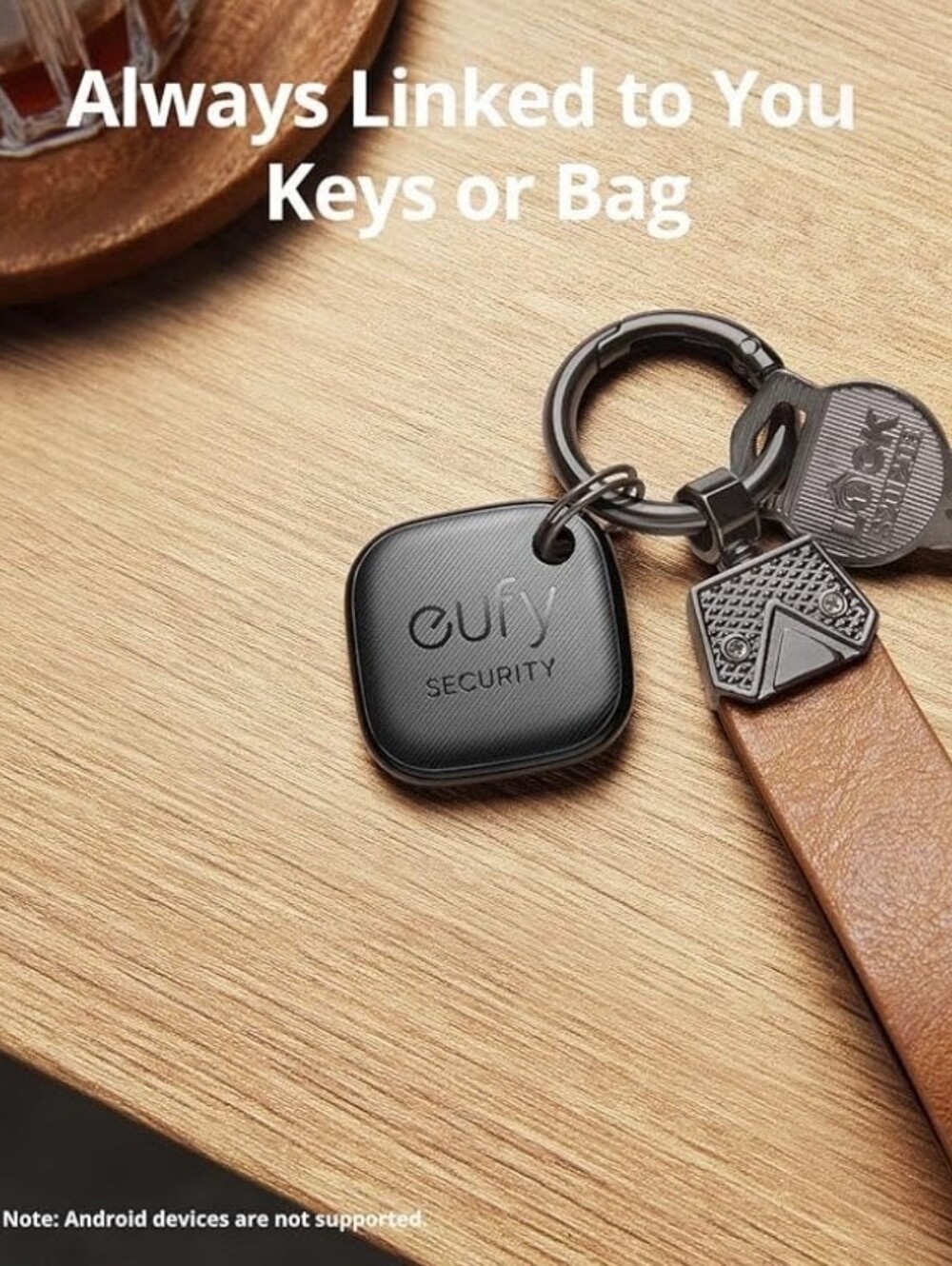 eufy Security Track Keys Bag iPhone Etc Anker SmartTrack Link Black 1-Pack NWT